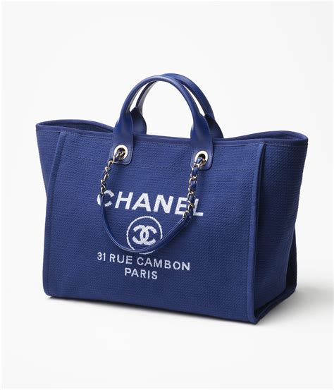 chanel large shopping tote